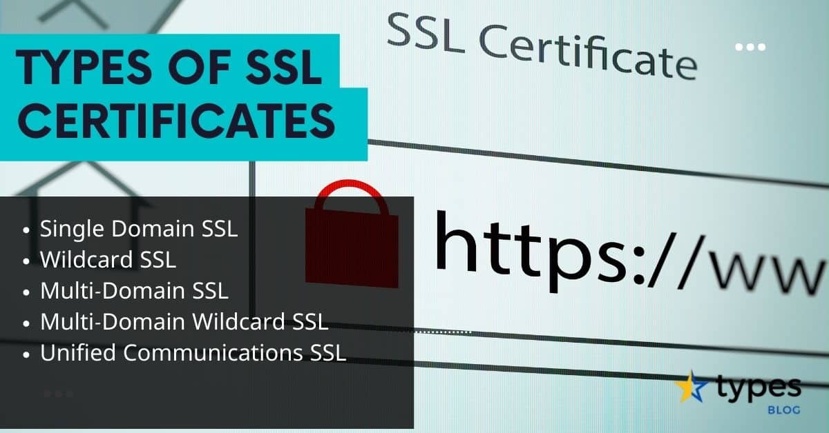 Types of SSL certificates