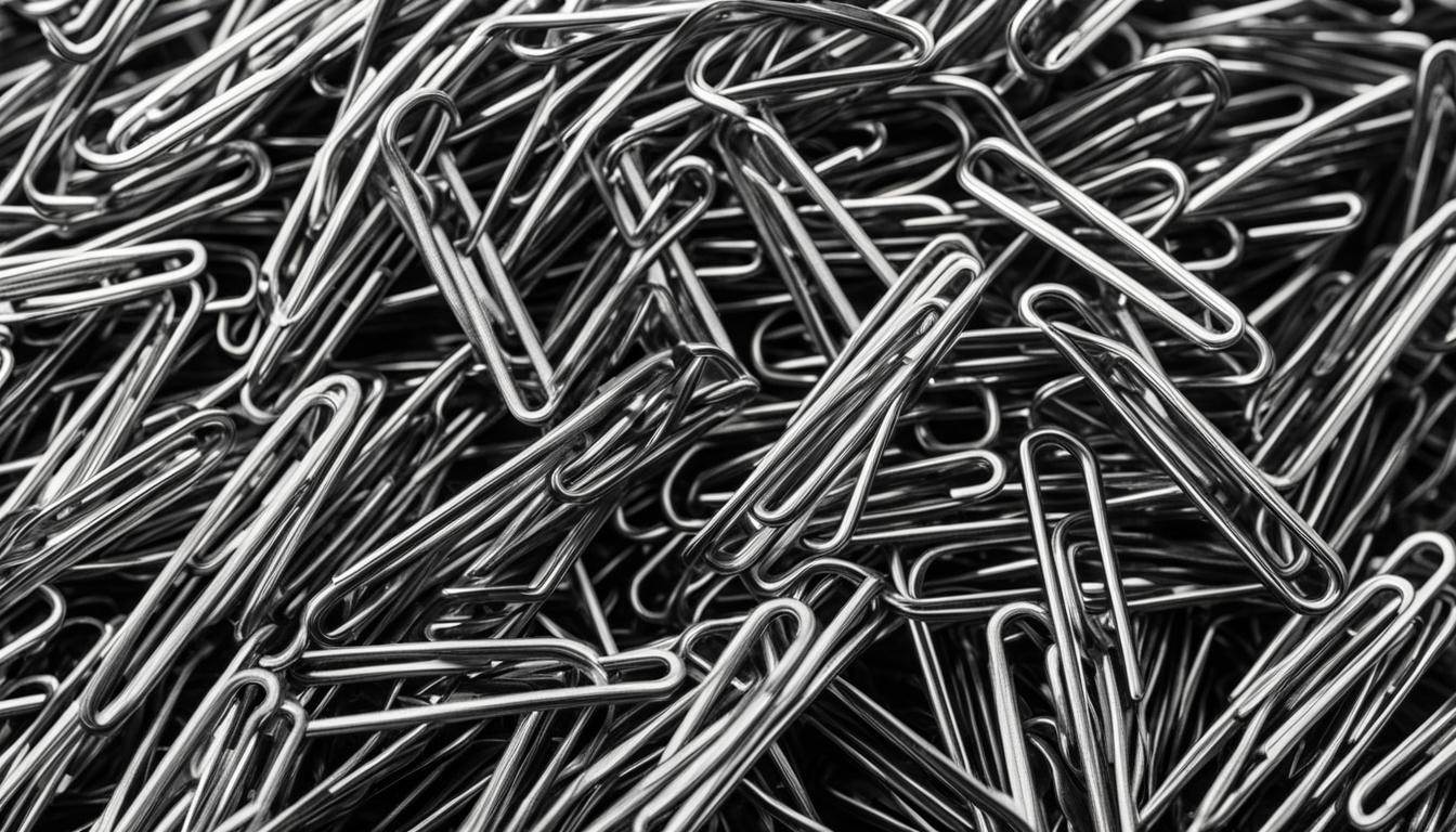 Amazon Basics Paper Clips Nonskid Silver