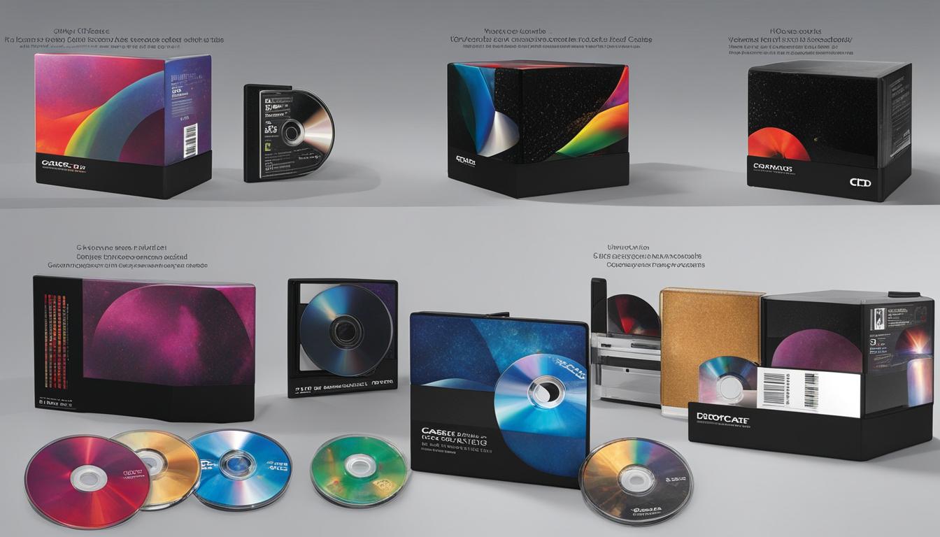 CD Jewel Case vs Digipak Image