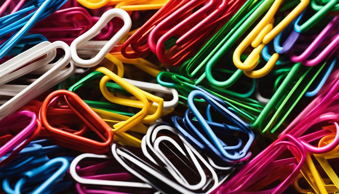 Colored Paper Clips