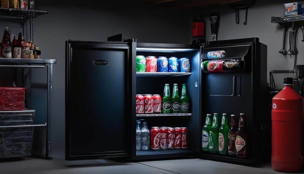 EUHOMY Mini Fridge with Freezer