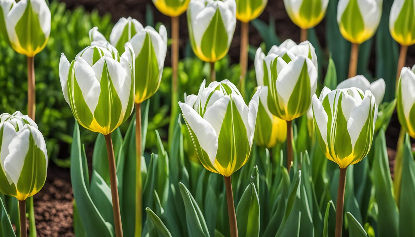 Green Tulips