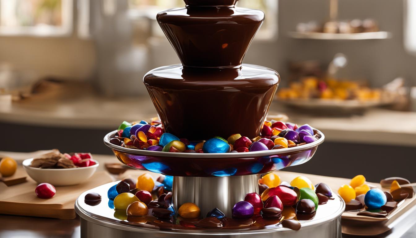 Hu's Chocolate Gems for organic chocolate fountains