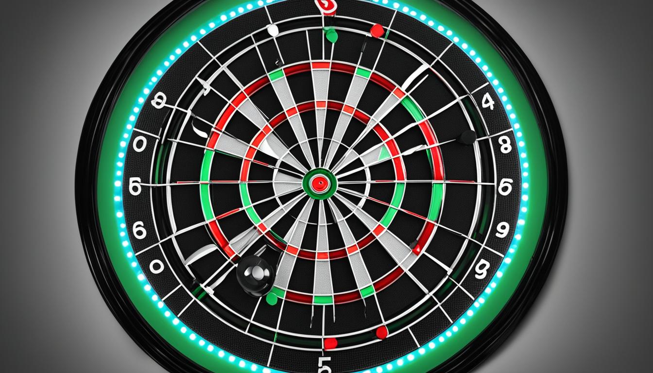 LED display dartboards