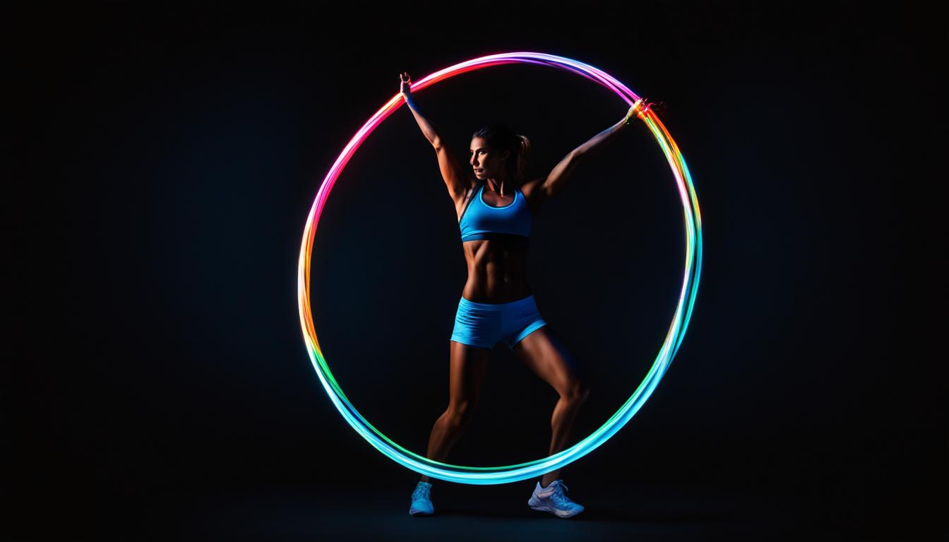 LED hula hoop image