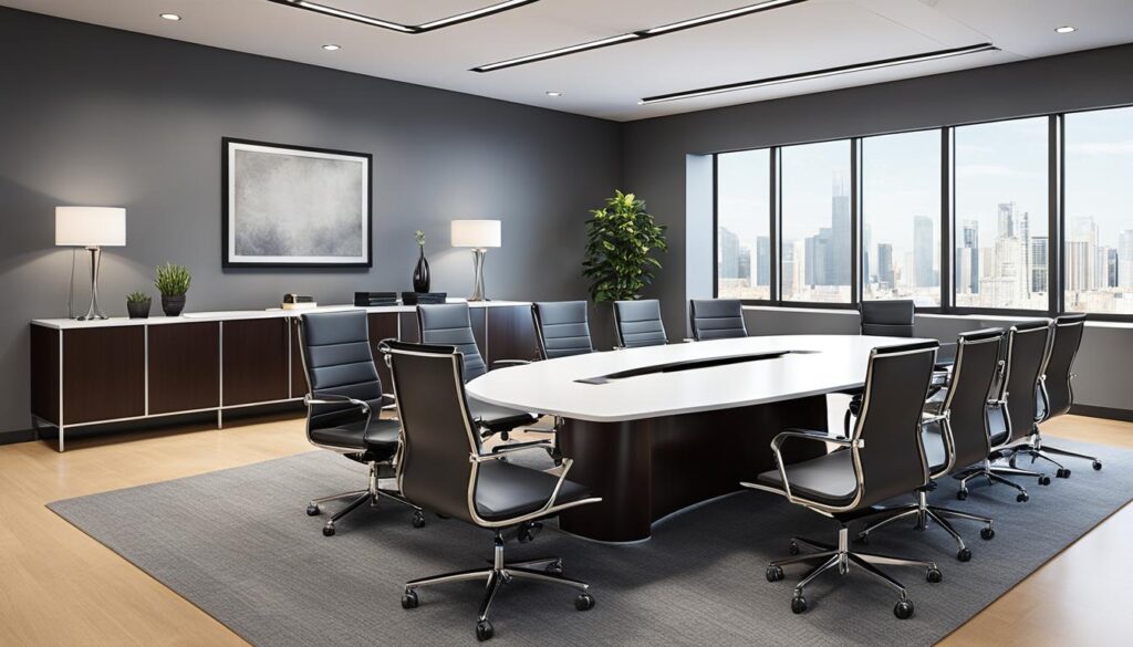 U-shape conference tables