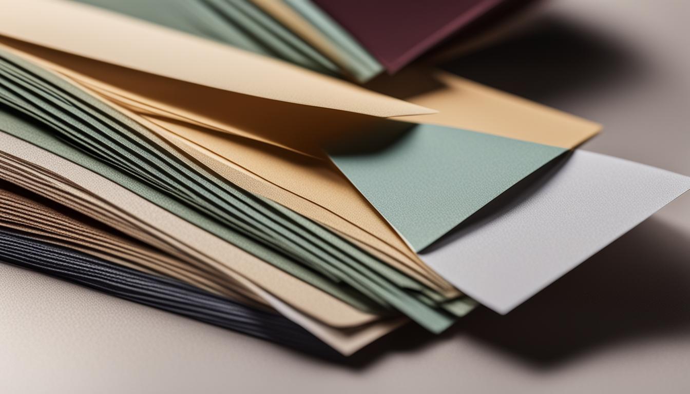 Upgraded Business Card Paper Options