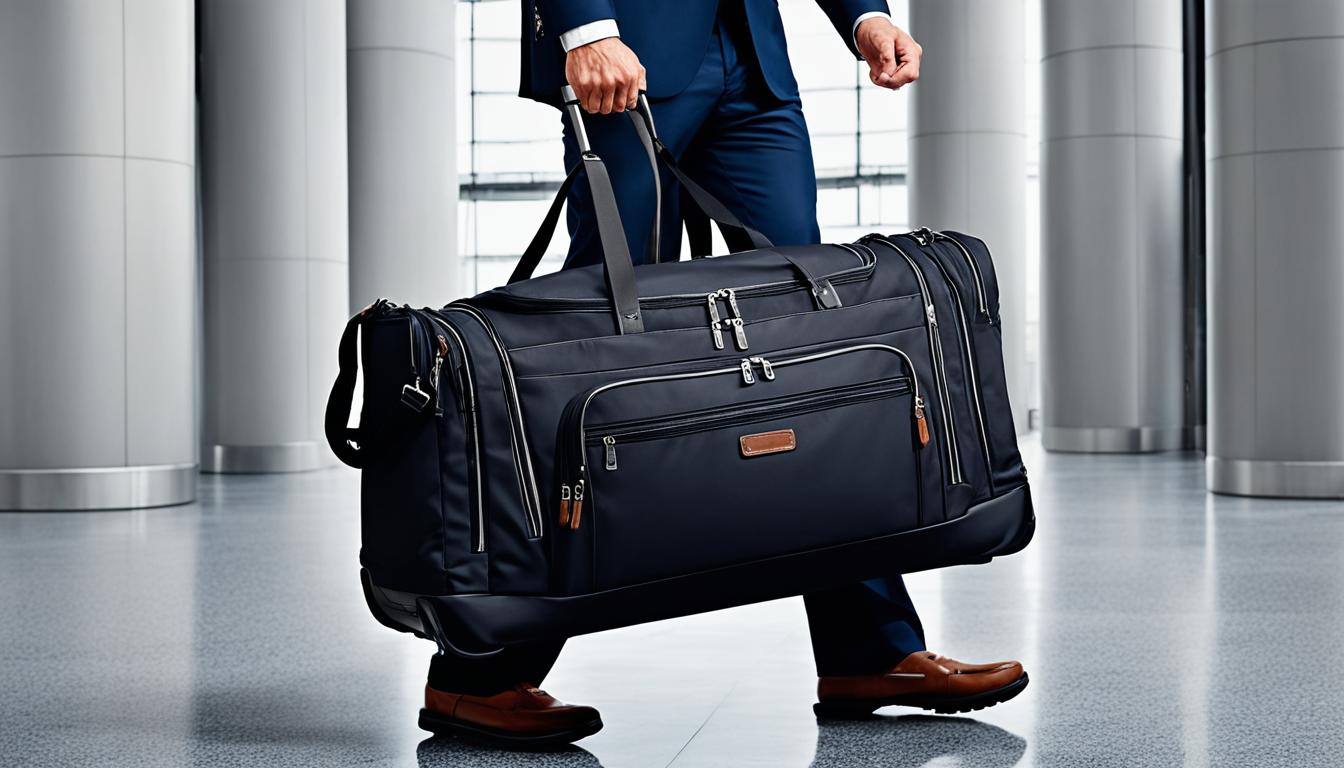 Wheeled duffel bag