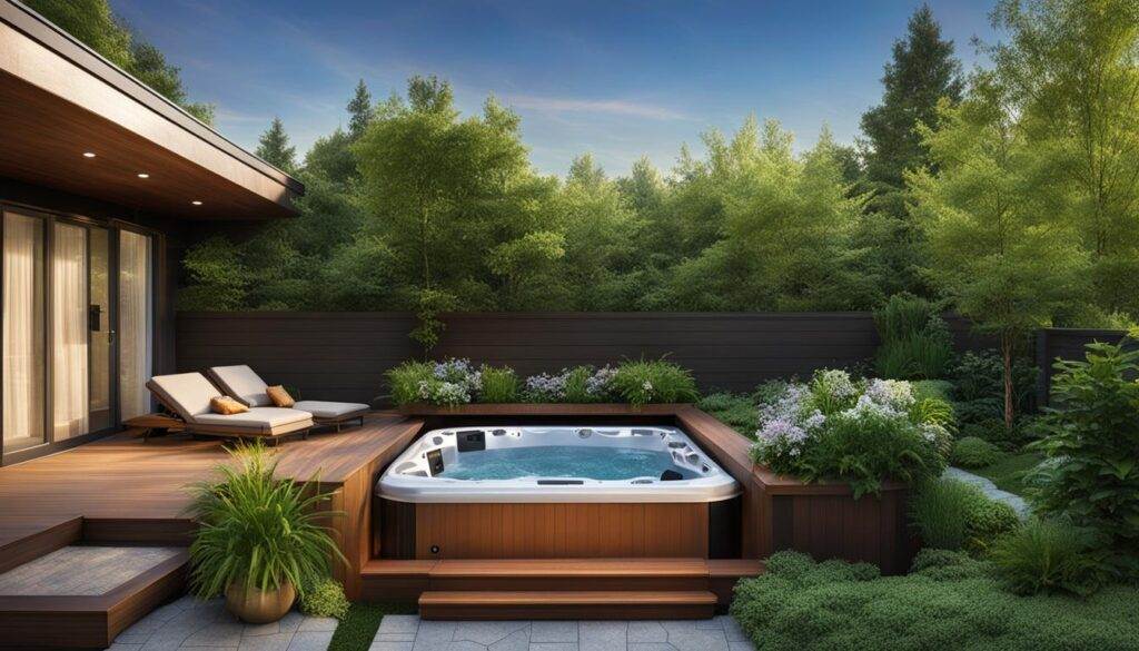 above-ground hot tubs