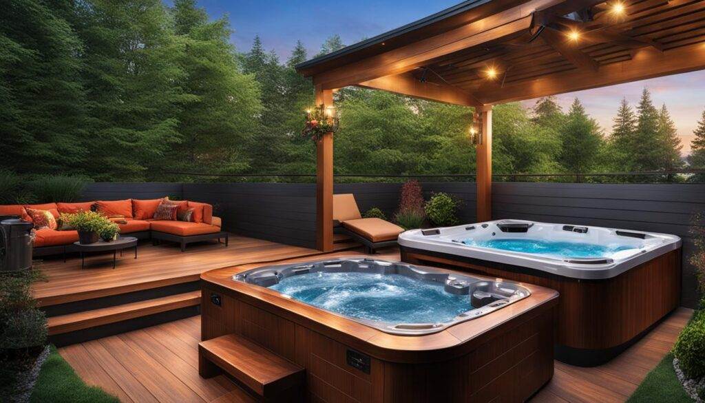 acrylic hot tubs