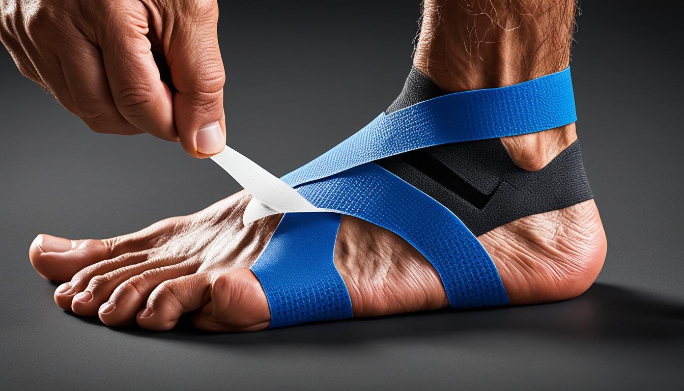 athletic tape for ankle support