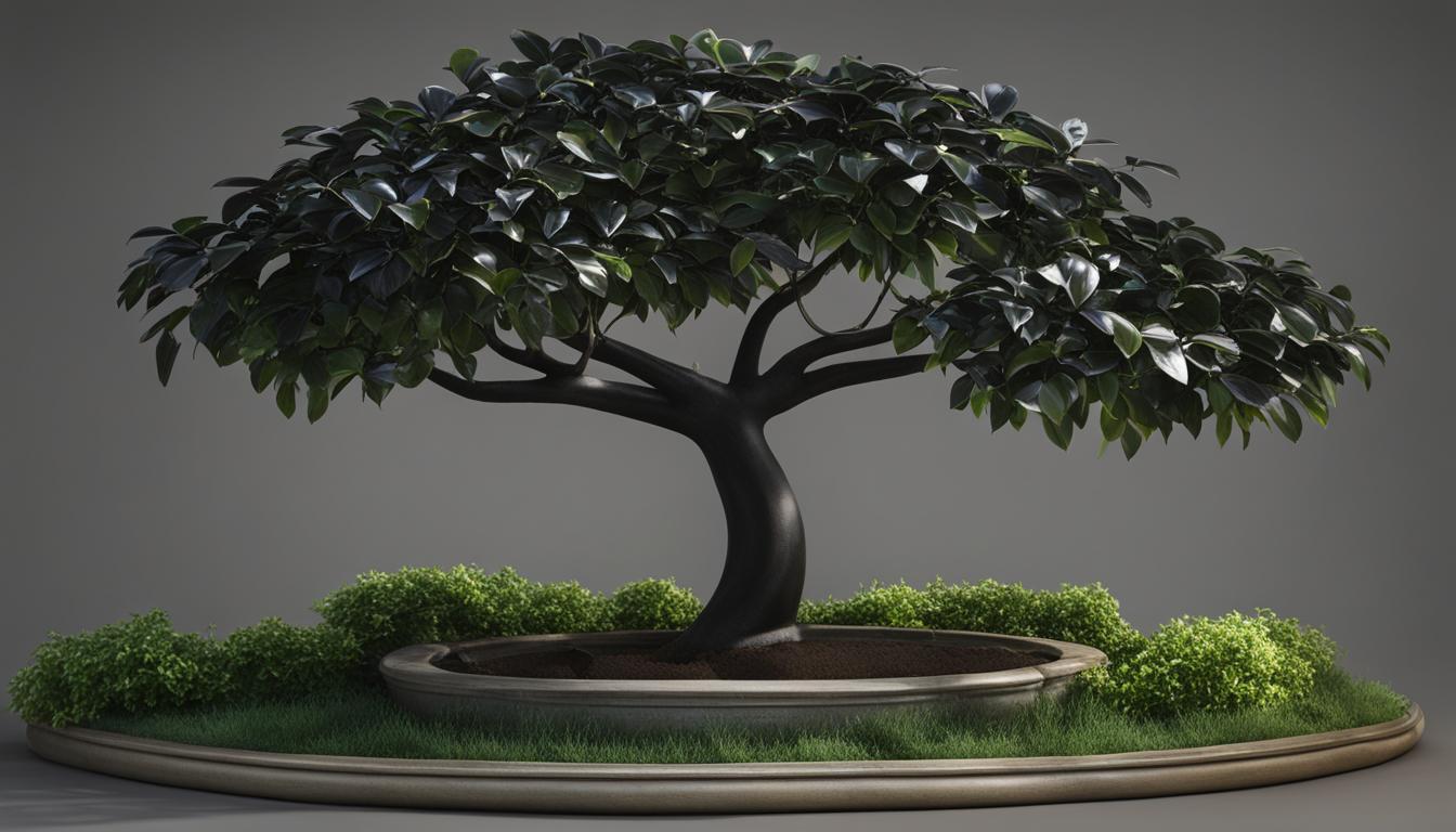 black prince rubber tree