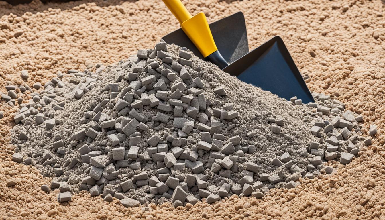 concrete sand as ideal base for paver joints