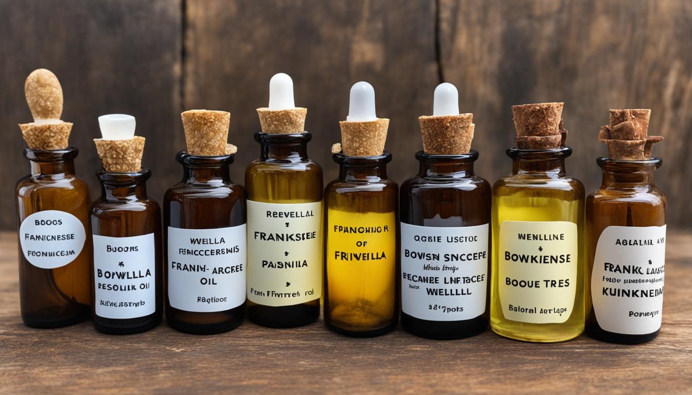 different types of frankincense essential oils