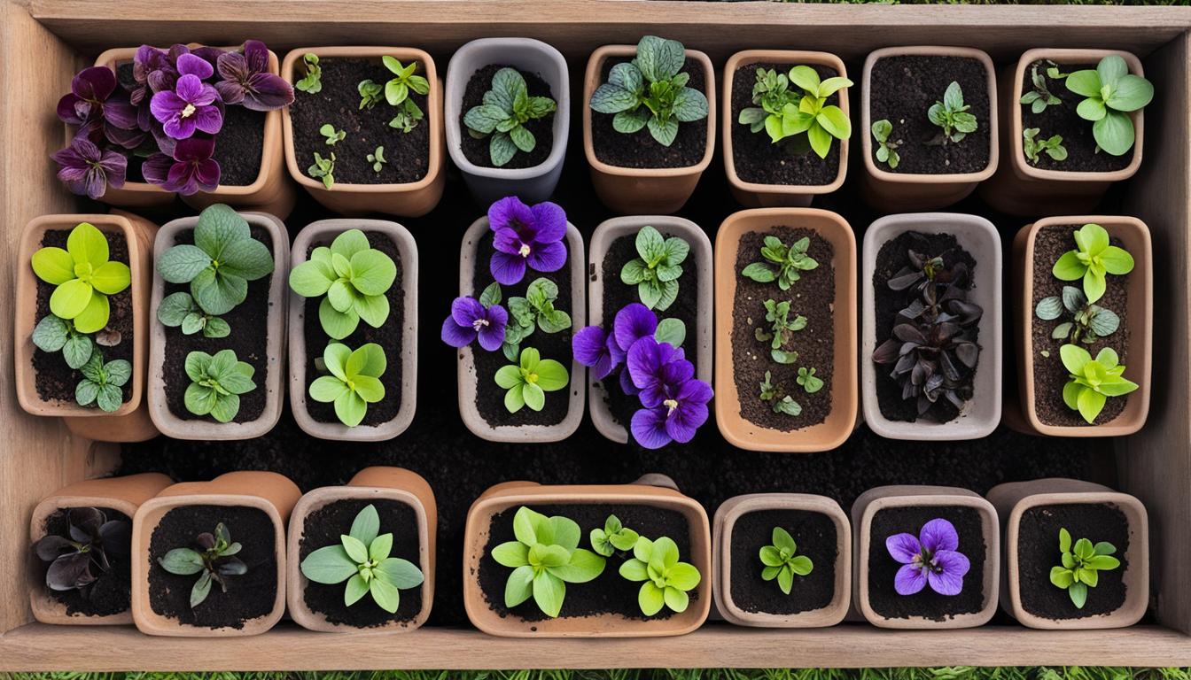 drainage holes in pots for african violets