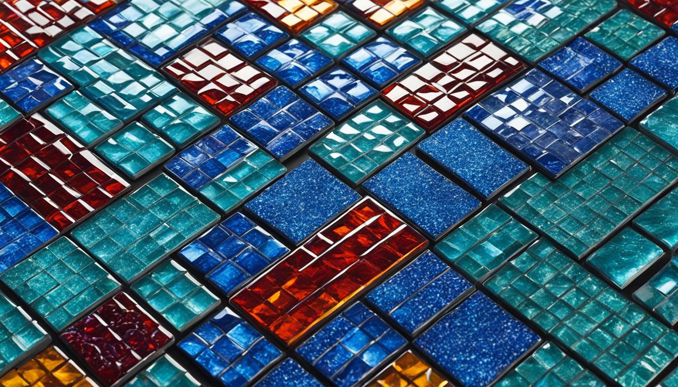 glass mosaic tiles adhesive