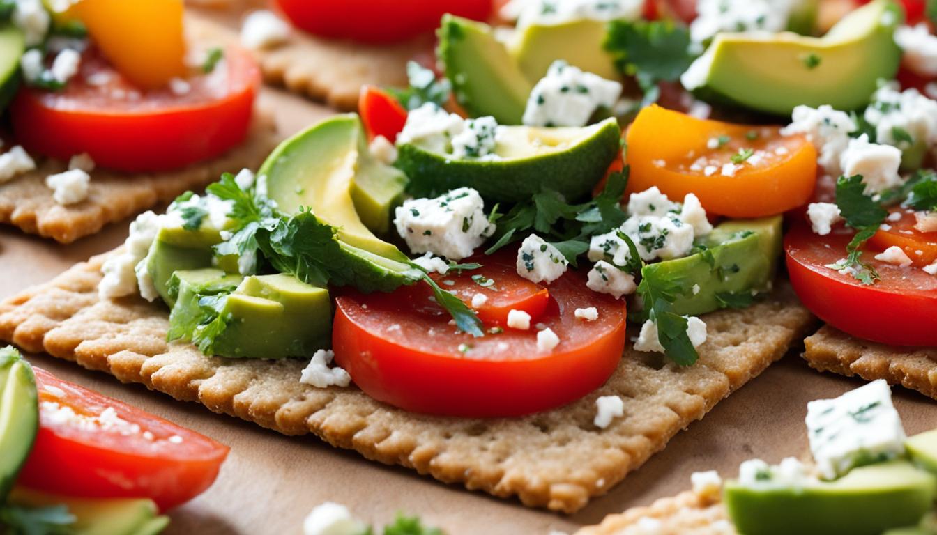 healthy cracker toppings