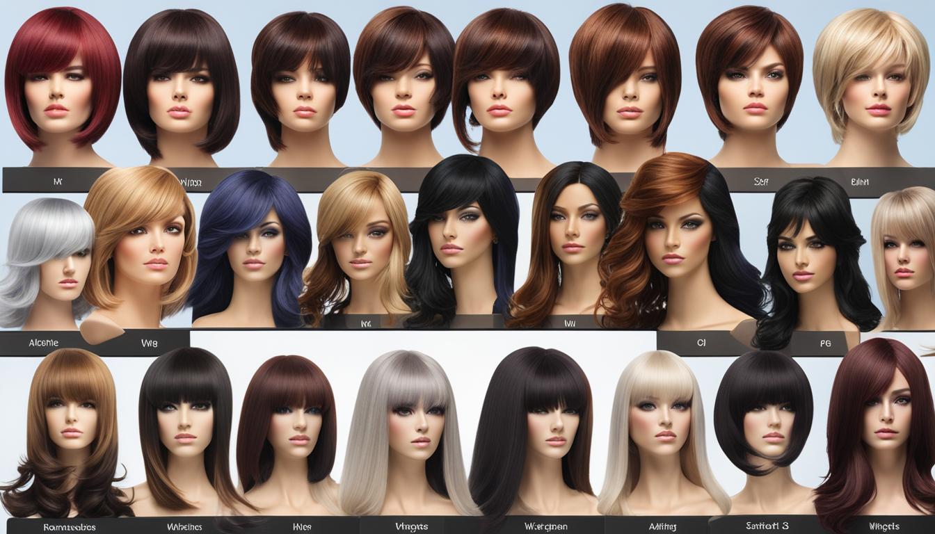 human hair wigs and synthetic hair wigs