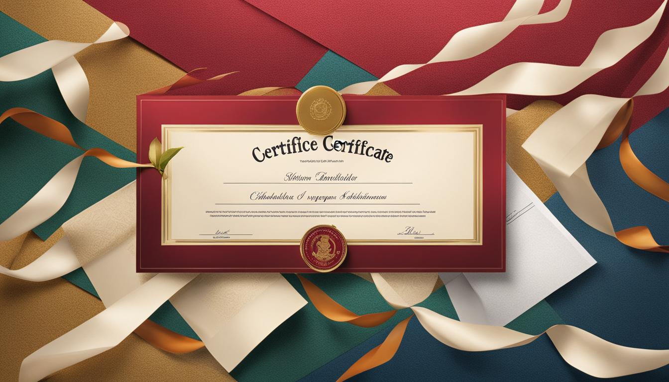 importance of certificate paper