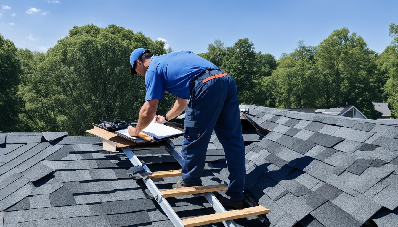 initial roof inspection