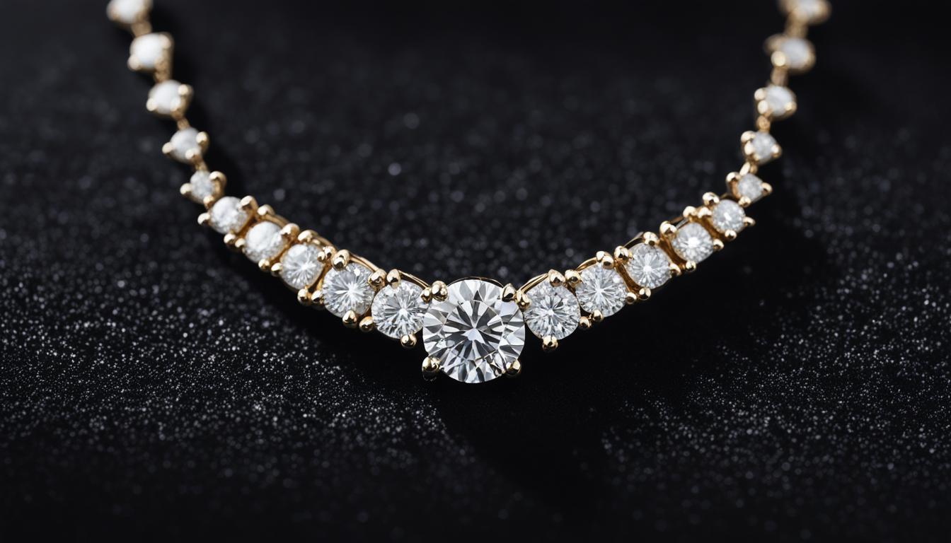 lab-grown diamond necklaces