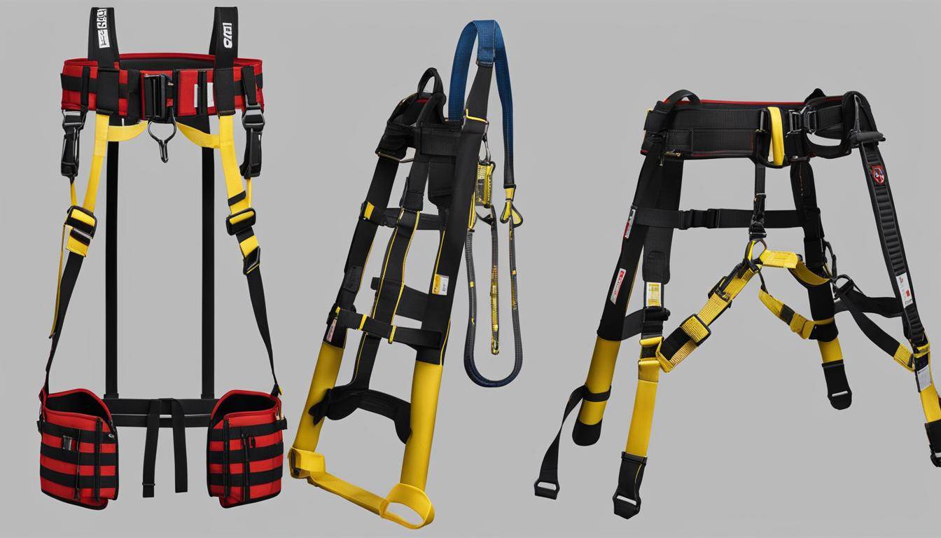 ladder climbing harnesses