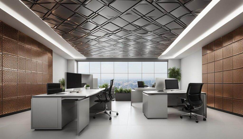 lay-in metal ceiling