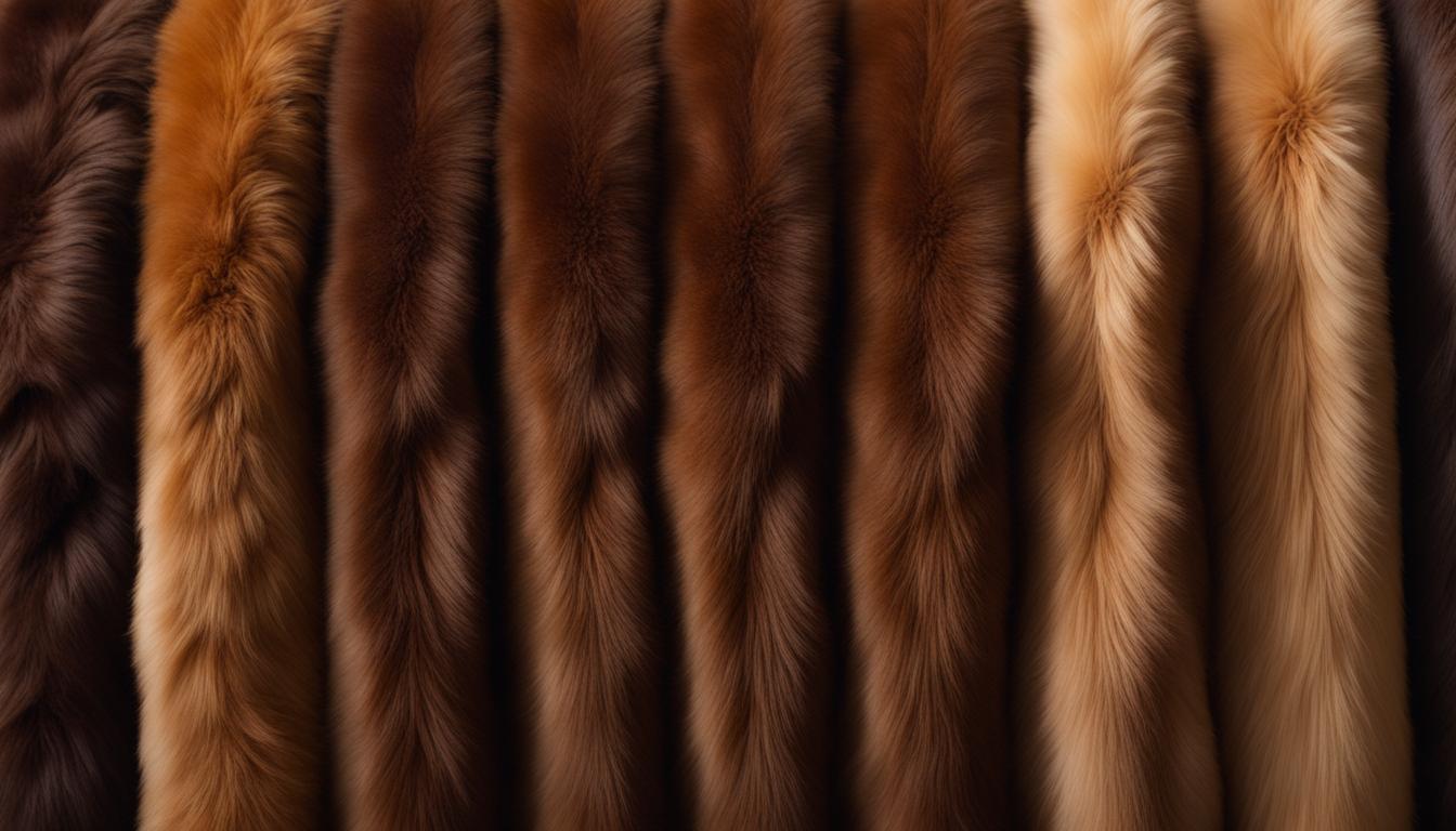 mink fur colors