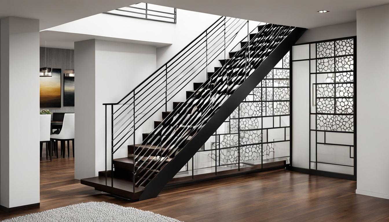 modern stair railings