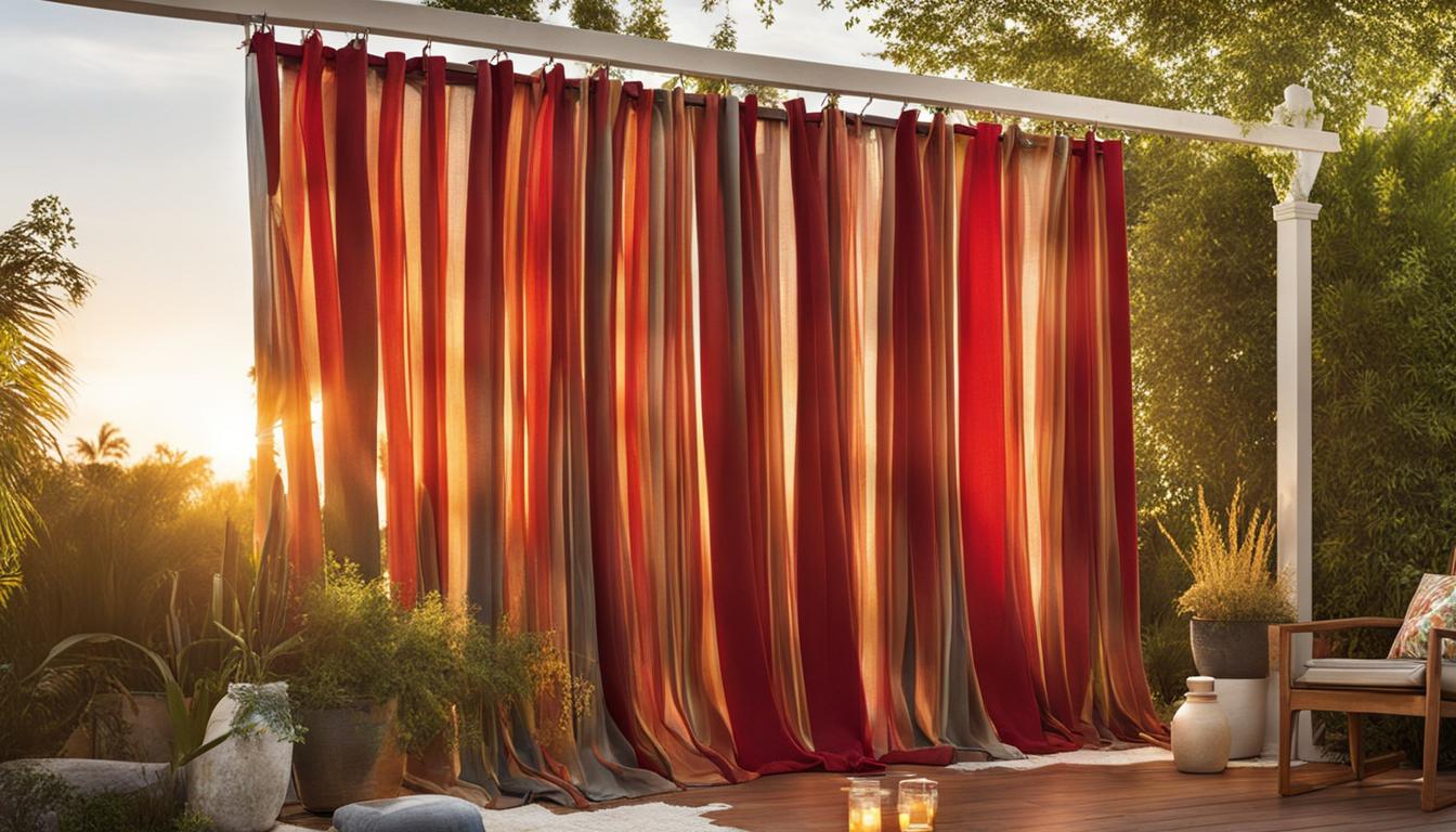 outdoor curtain care