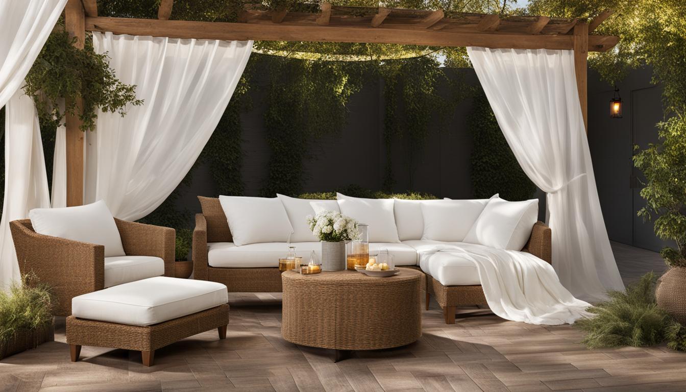 outdoor curtain fabrics for each season