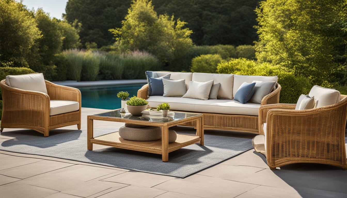 outdoor rattan furniture