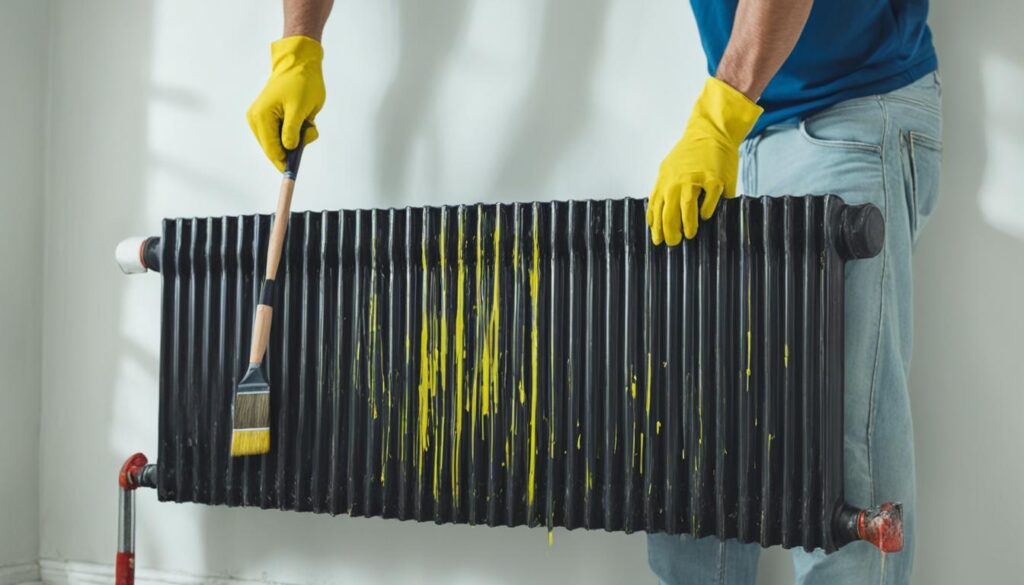 painting radiators