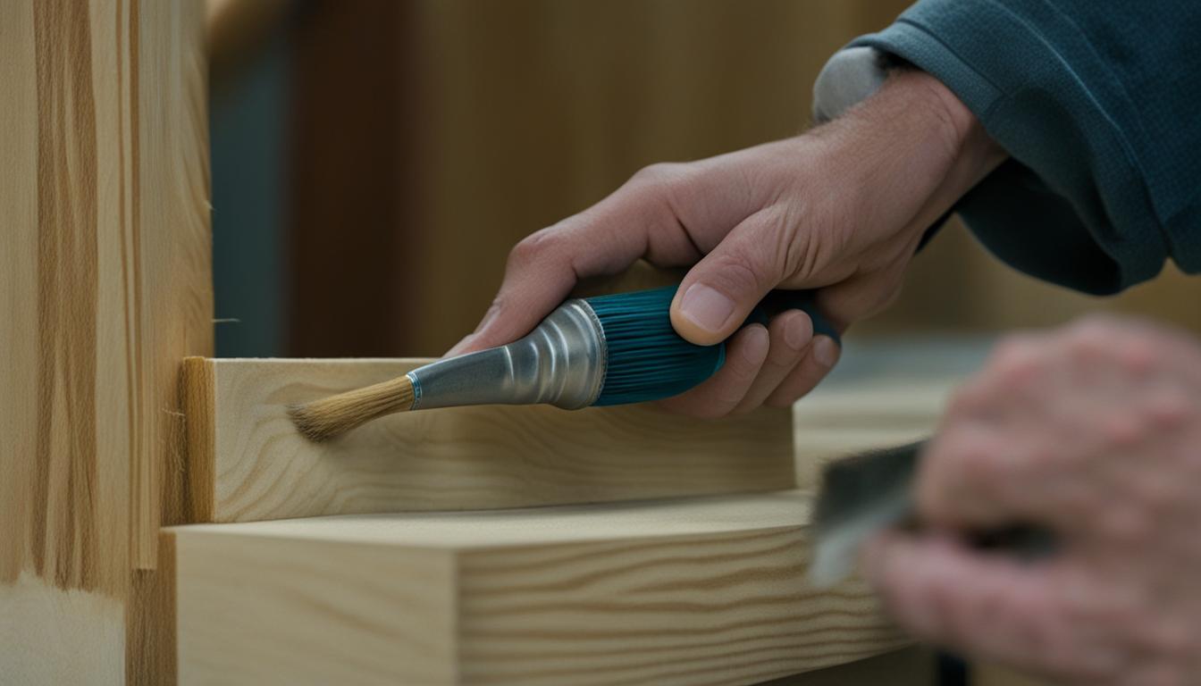 preparing stair risers for paint