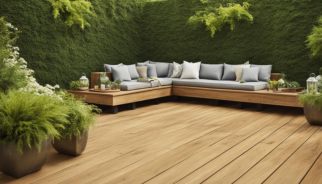 pressure-treated deck boards