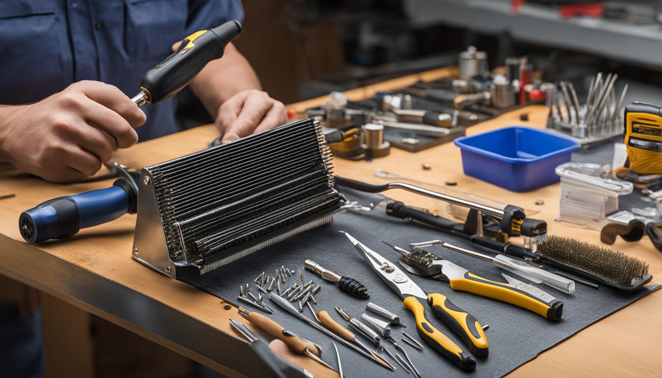 radiator soldering tools