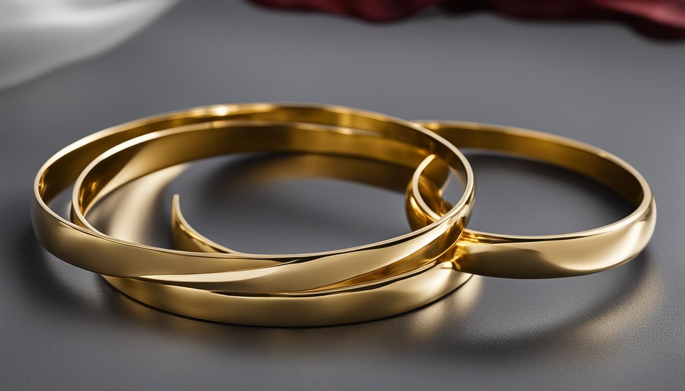 simple gold bangles