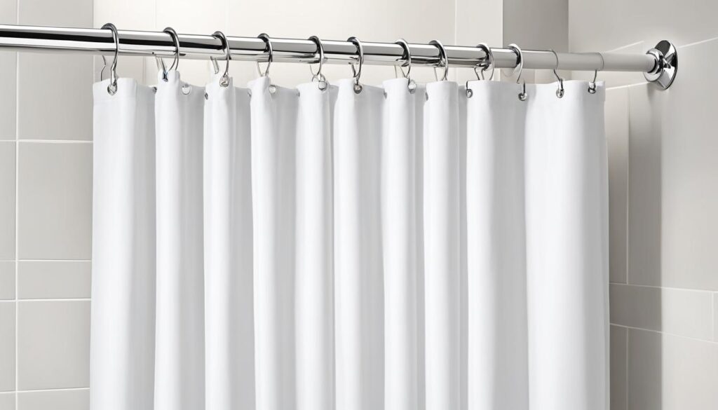 straight shower rods