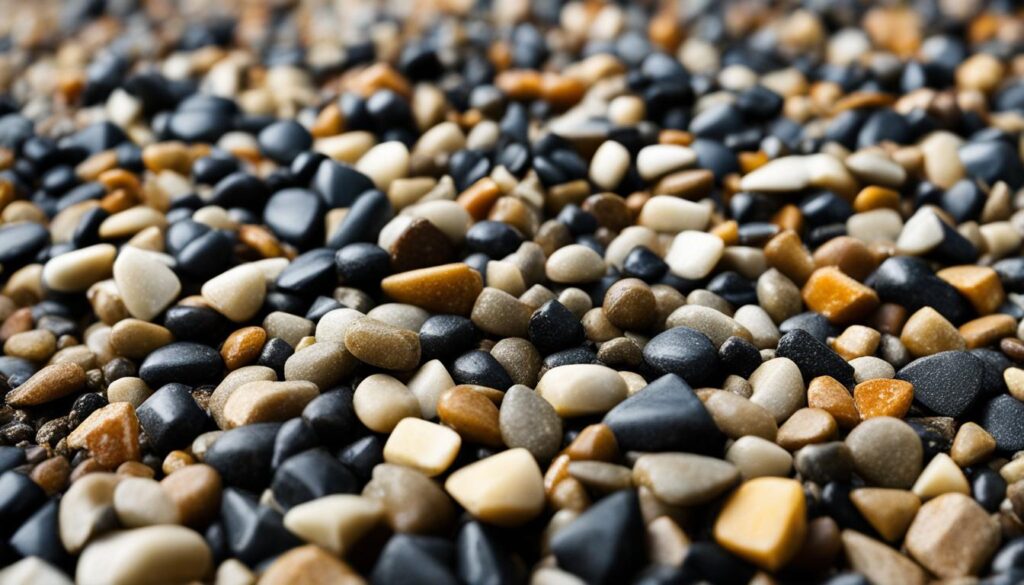 types of gravel for drainage