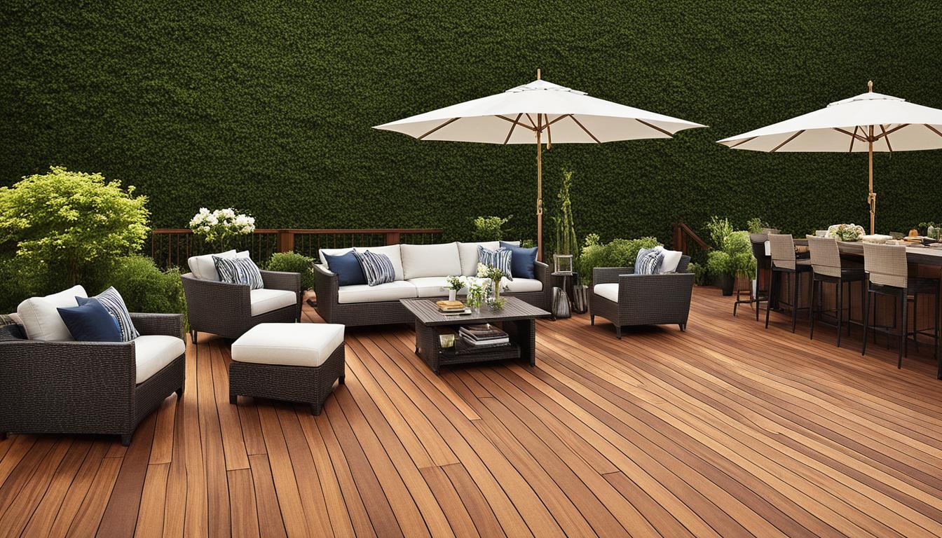 types of hardwood decking