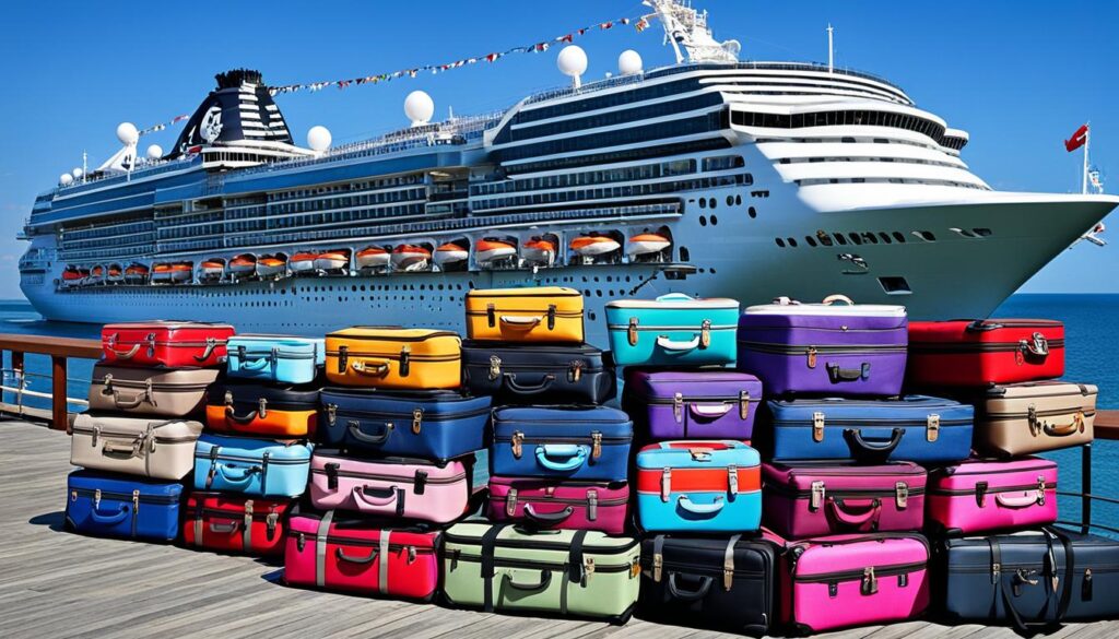 types of luggage for cruise