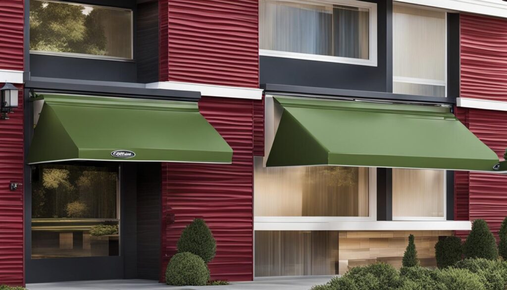 types of paint for exterior aluminum awning