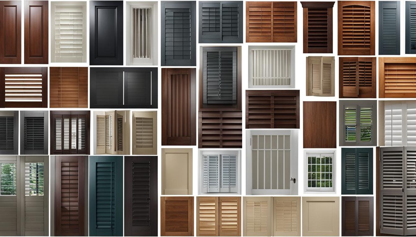 types of plantation shutters