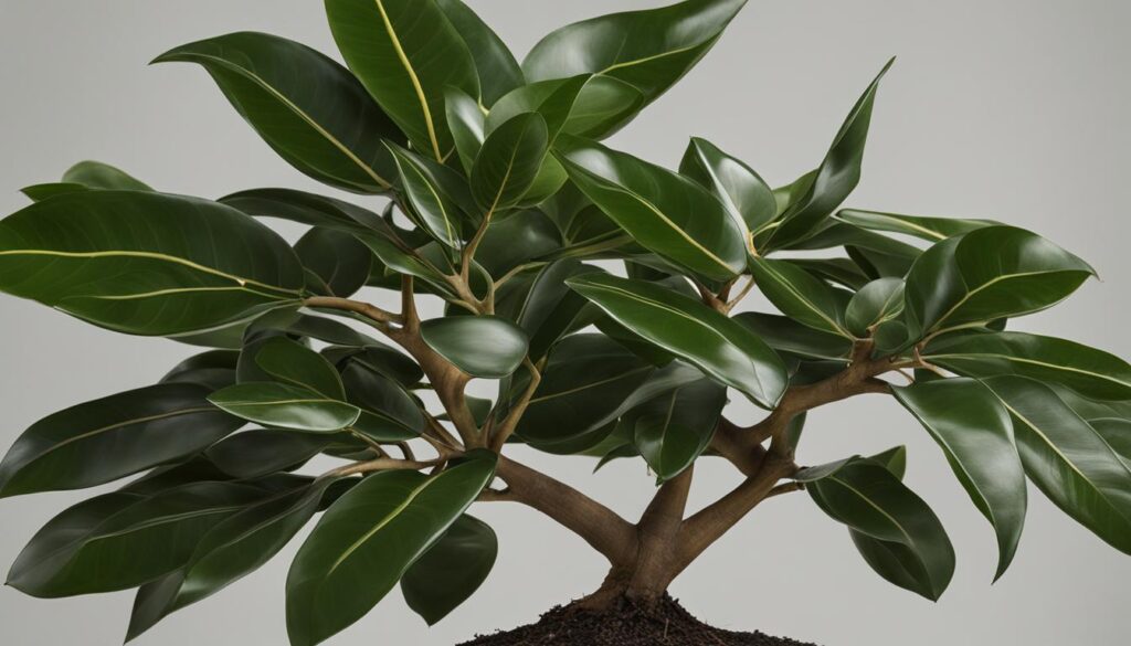 types of rubber tree plants