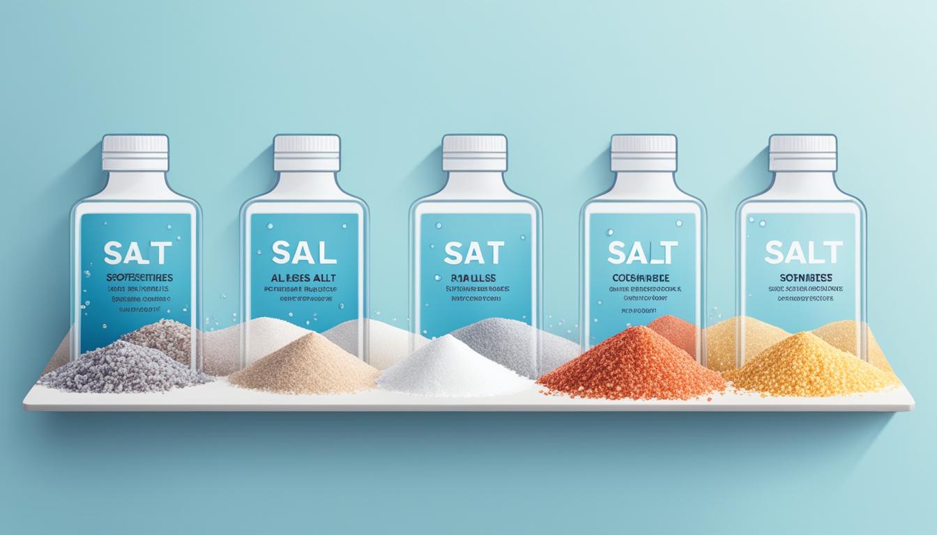 types of salts for water softener