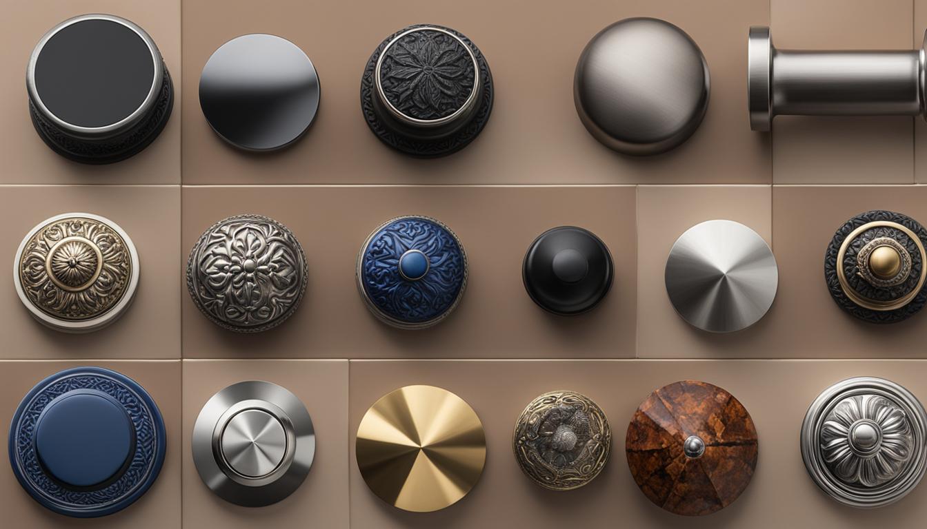 types of shower knobs