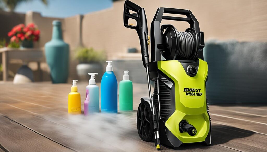 types of soaps to use in pressure washers