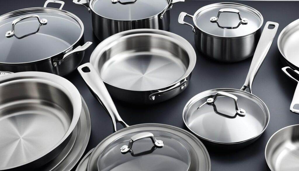 types of stainless steel for cookware