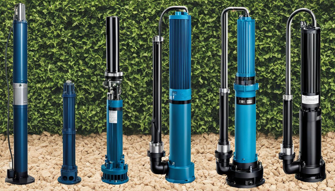 types of submersible well pumps