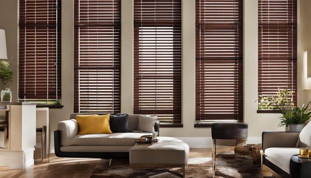 Types of venetian blinds